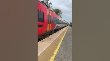 Class 158 double Pass through Hough green with a 2 tone