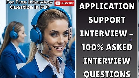 Application Support Interview | Real Life Scenario based interview Questions #support #appsupport