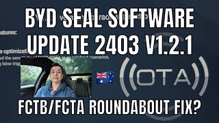 BYD Seal OTA Software Update 2403 V1.2.1 Australia Walkthrough and Drive