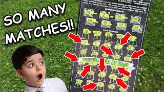 WOW!! 8 Winning Numbers AND 2 Cash Symbols On One Lottery Ticket Scratch Off!!