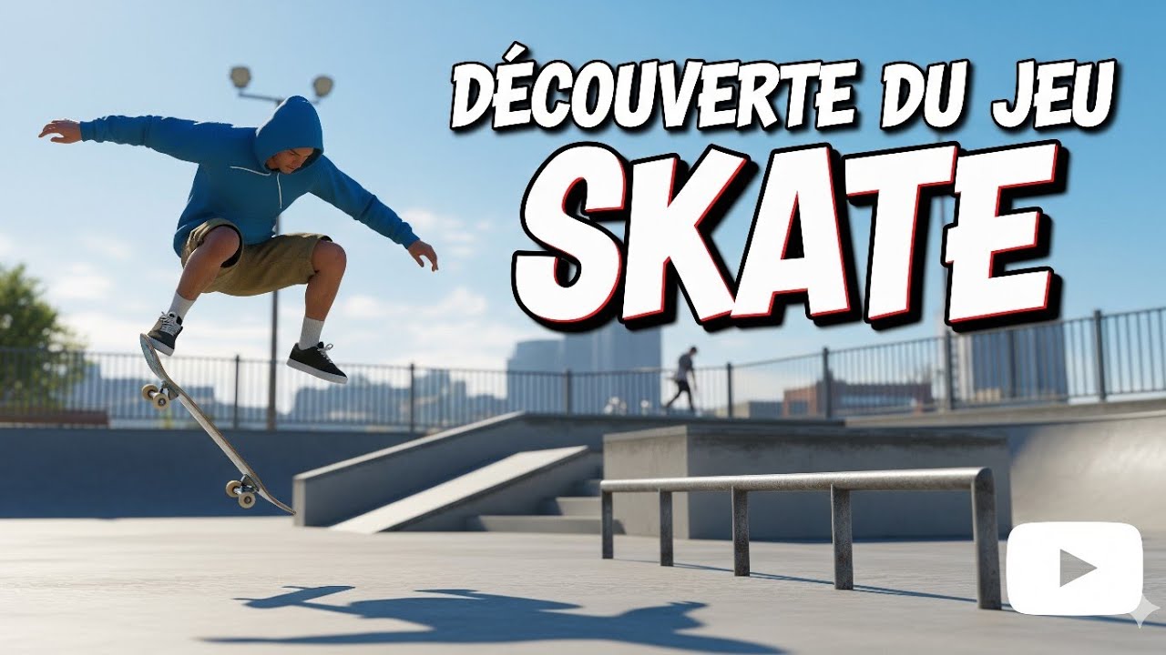 J'essaye un nouveau jeu. de skate