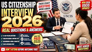 Actual Interview of U.S. Citizenship 2026 I N-400 Naturalization Interview I Small Talk #n400