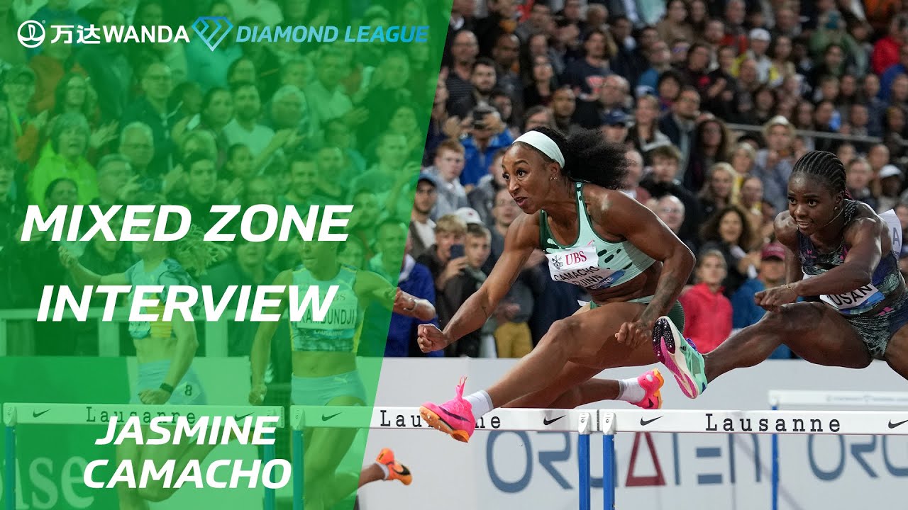 Jasmine CamachoQuinn "Rest!? No, no rest" Wanda Diamond League YouTube