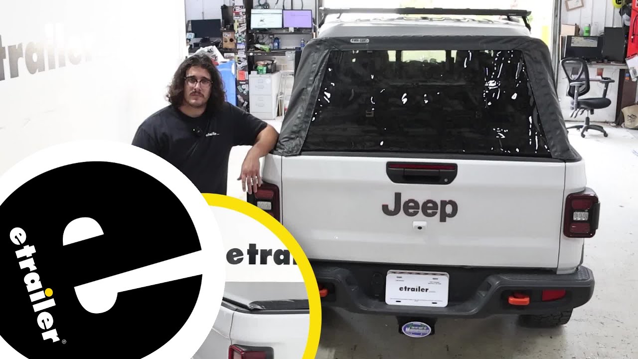 Installing the Fas-Top Traveler Roll-up Tonneau & Soft Truck Topper Combo on a 2023 Jeep Gladiator