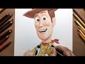 Drawing: Woody (Toy Story) - Timelapse | Artology