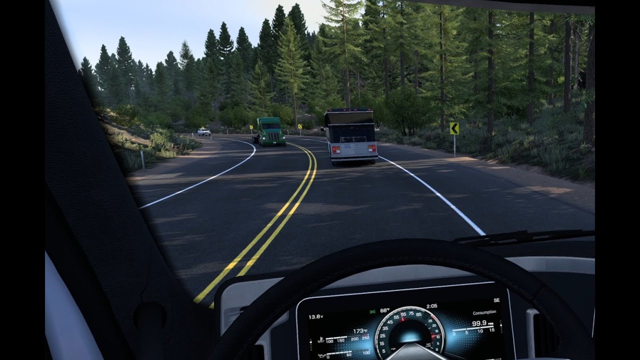 미국트럭시뮬레이터 자동차 배달 메드퍼드에서 벤드 (ATS Cars delivery Medford to Bend)