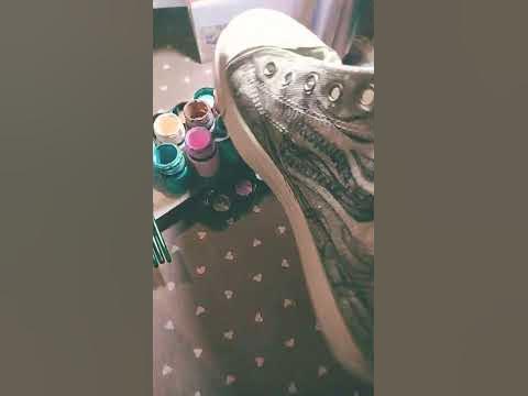 акрил и старые кеды - YouTube