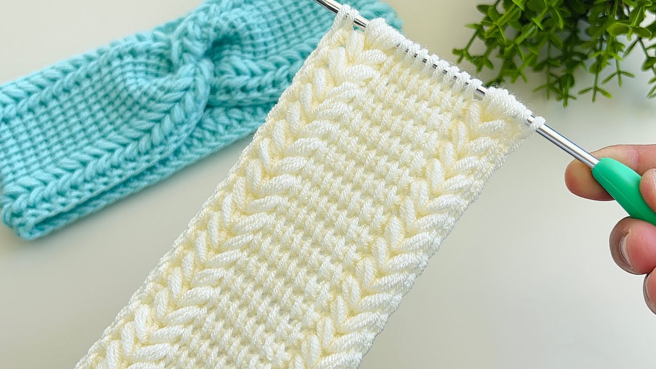 wow~ ♥‿♥ ~! very easy tunisian headband model online totalial 