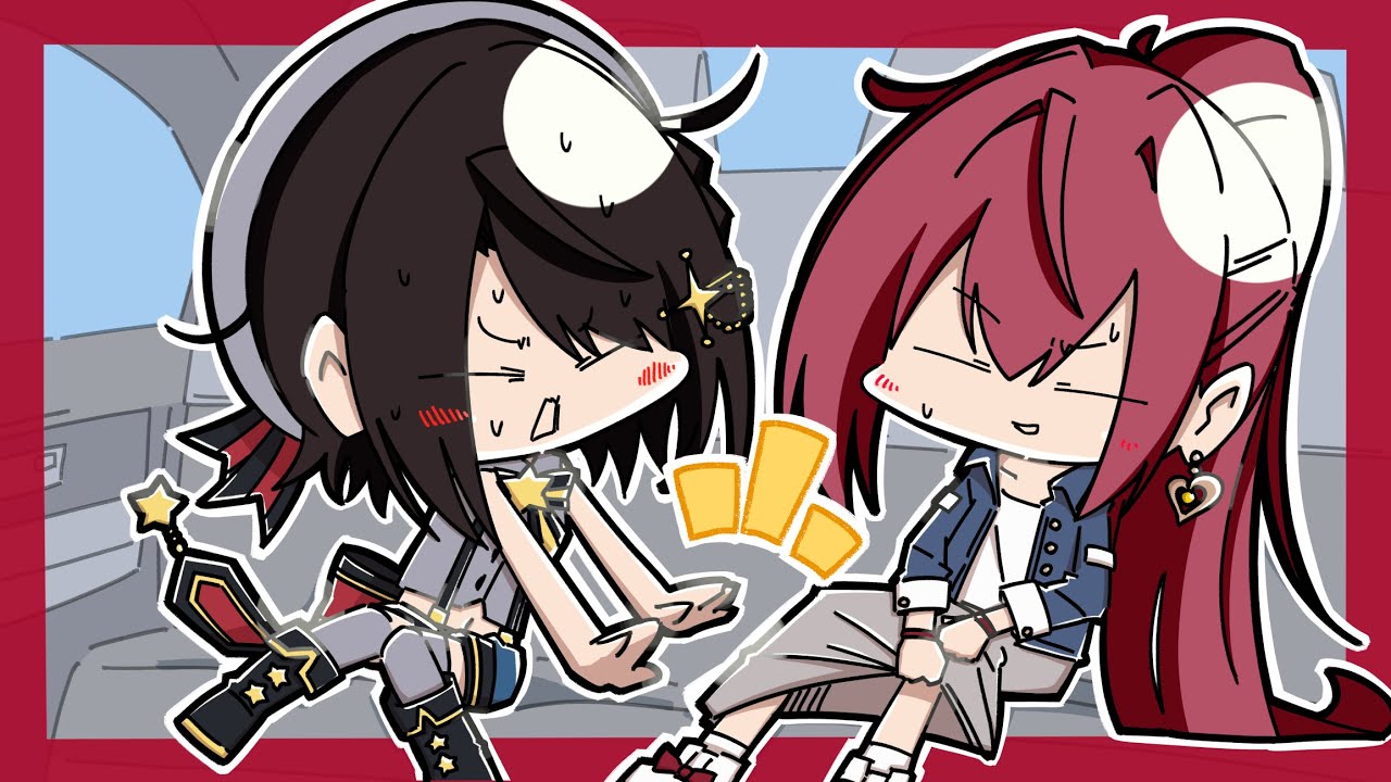 Marine is amazed at Subaru's politeness.【Animated Hololive/Eng sub】【Marine/Subaru】