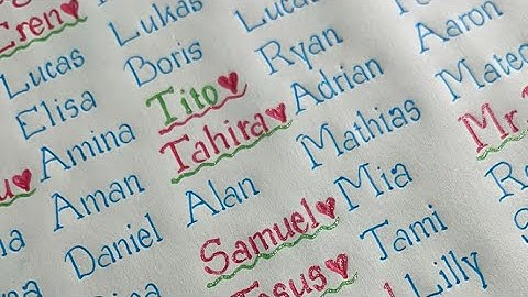 Handwriting name 14/11 #handwriting #calligraphy #lettering #art #drawing #satisfying #relaxing