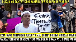Kdm Jawab Tantangan Dukun Yg Mau Sant3t Dirinya Hingga Lumvuh Ternyata Si Dukun Bukan Orang Jabar