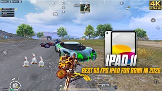 iPad 11 A16 BGMI Graphics Test SMOOTH + EXTREME🔥| PUBG Mobile Gaming 2026 | Best 60Fps iPad For BGMI