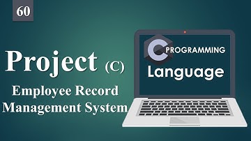 Project (C) Employee Record Management System| C Language Tutorials.60