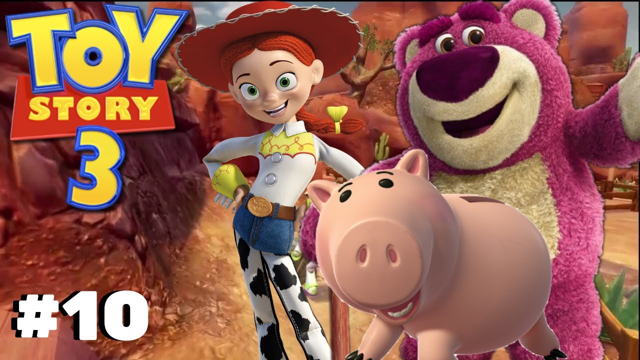Toy Story 3 The Video Game - Part 10 - Lotso's Enchanted Glen - Mayor Hamm turns Evil! (Xbox One)
