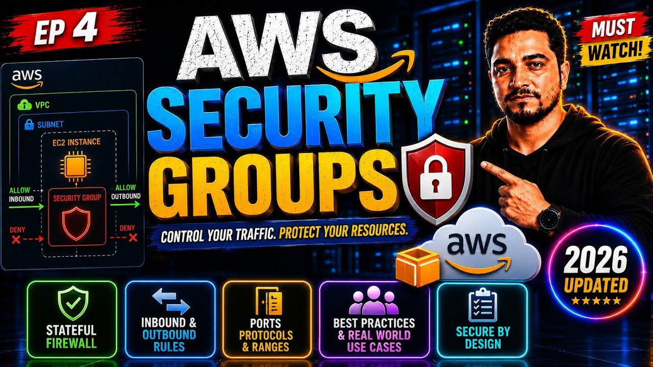 AWS EC2 Security Groups EXPLAINED (Hands-On) - YouTube