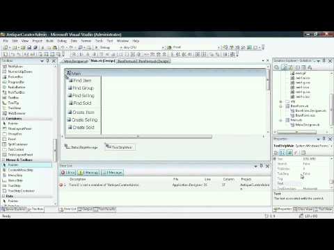 Creating a Child Form & Setting the Startup Form