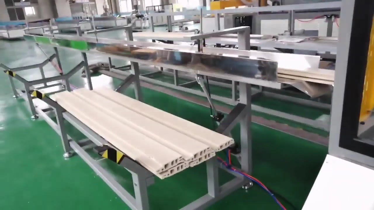 Pvc wpc door jamb making machine