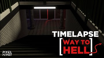 Making Timelapse of Way To Hell Sub Door - BLENDER
