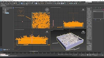3D Max + TyFlow rigid body. A simple simulation.