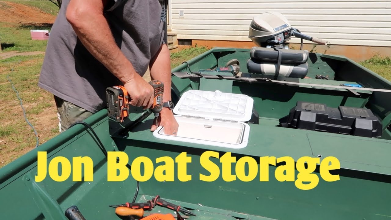 Jon Boat Modification: Adding Storage Bins 