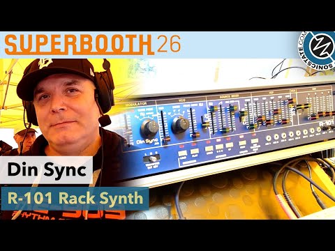 Din Sync R-101 Rackmount Roland SH-101 replica - Gearspace