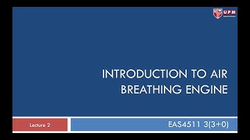 Introduction to Air Breathing Engine