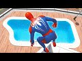 GTA 5 Ragdolls SPIDERMAN Jumps/Fails #126 (Physics &amp; Funny Moments)