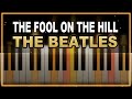 THE FOOL ON THE HILL in 196 Seconds - PIANO #Shorts