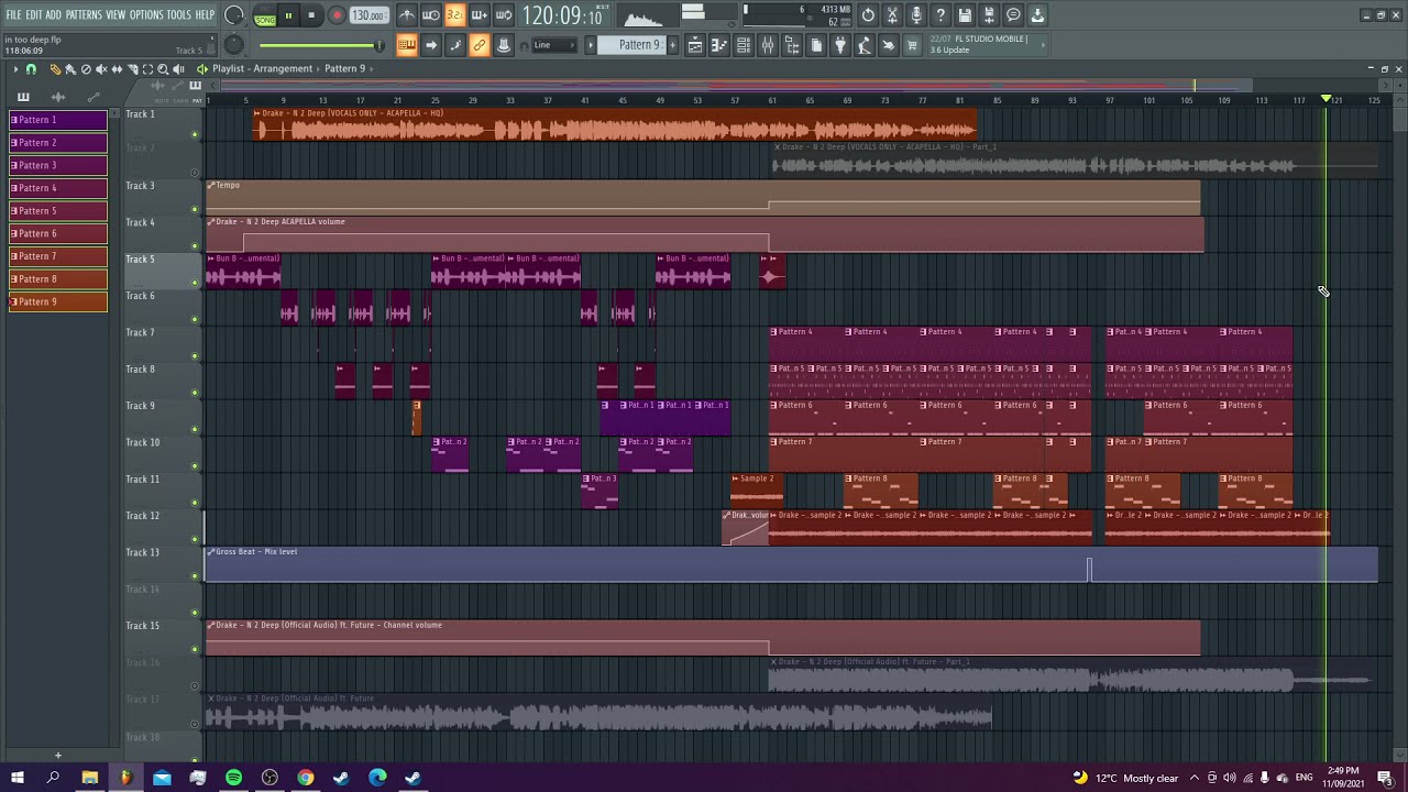 N 2 Deep Drake FL Studio Remake YouTube