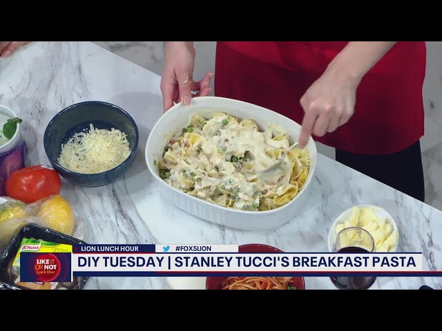 Fans gush over Stanley Tucci's pasta-for-breakfast recipe