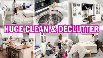CLEAN WITH ME TODAY | DECLUTTERING & ORGANIZING MOTIVATION | WHOLE HOUSE RESET