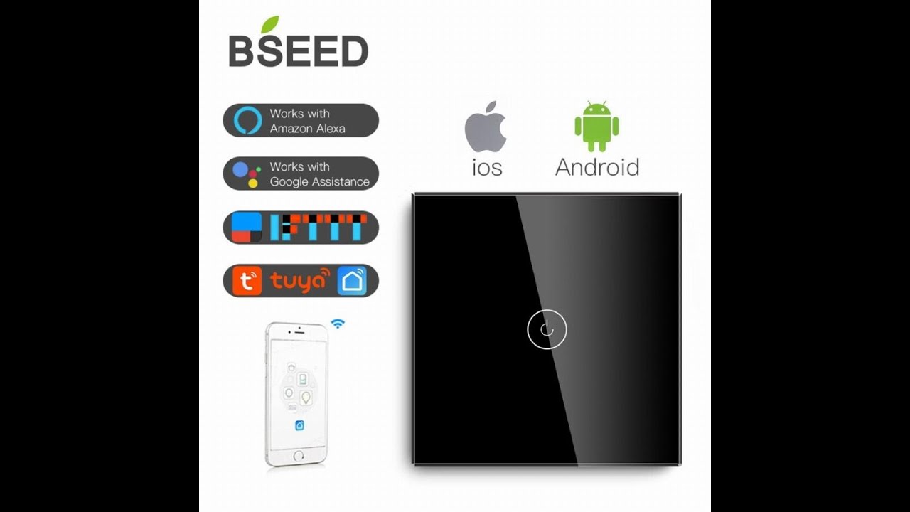 Interruptor Wi-Fi - BSEED - ALEXA & Google home 