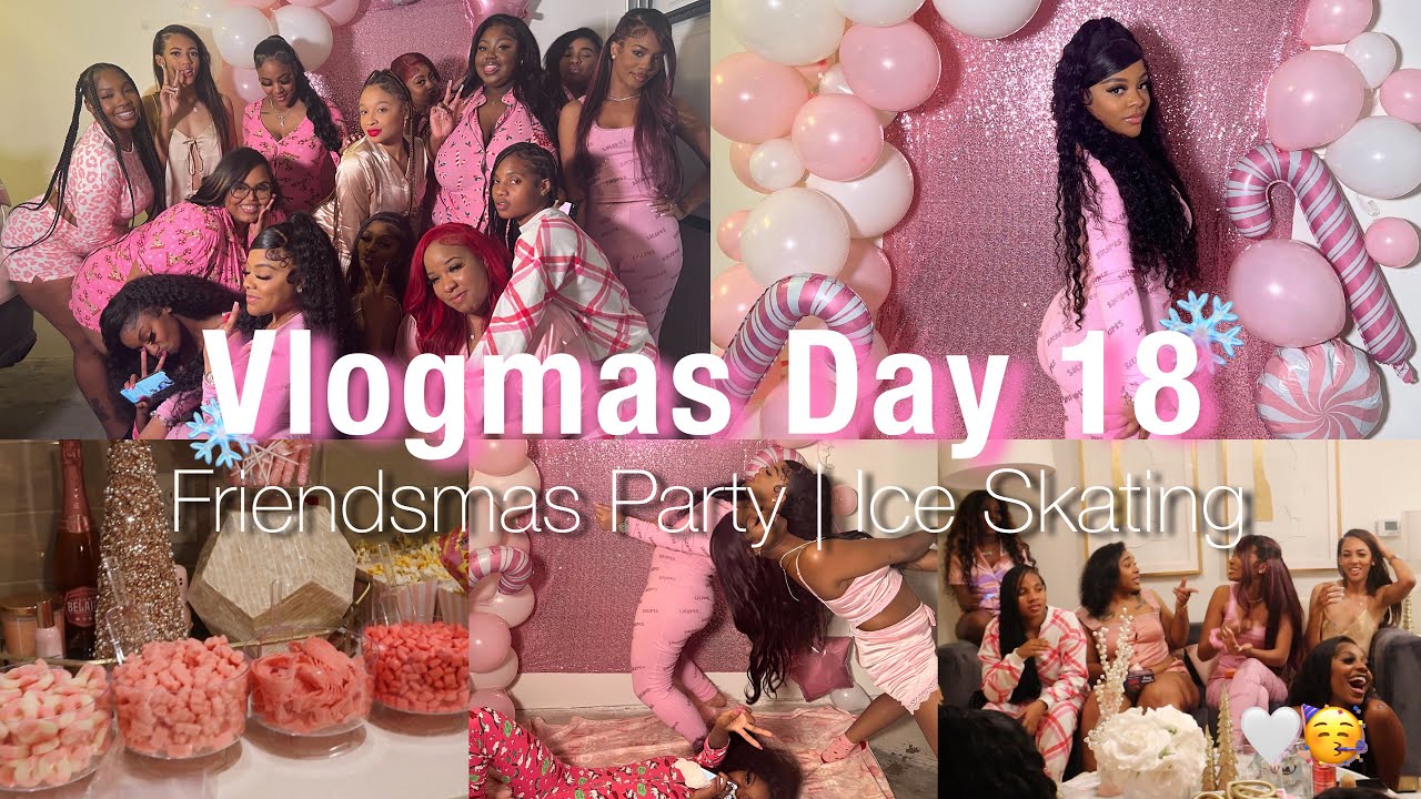 VLOGMAS: MY LIT FRIENDSMAS PARTY ! ❄️💝