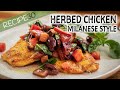 Herbed Chicken Milanese with Salsa