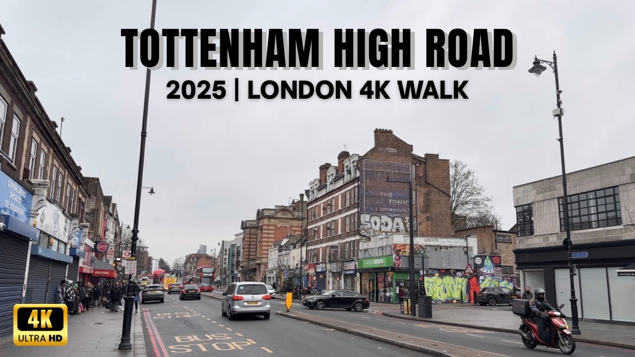 Tottenham High Road Walk 2025 | 4K London Walking Tour