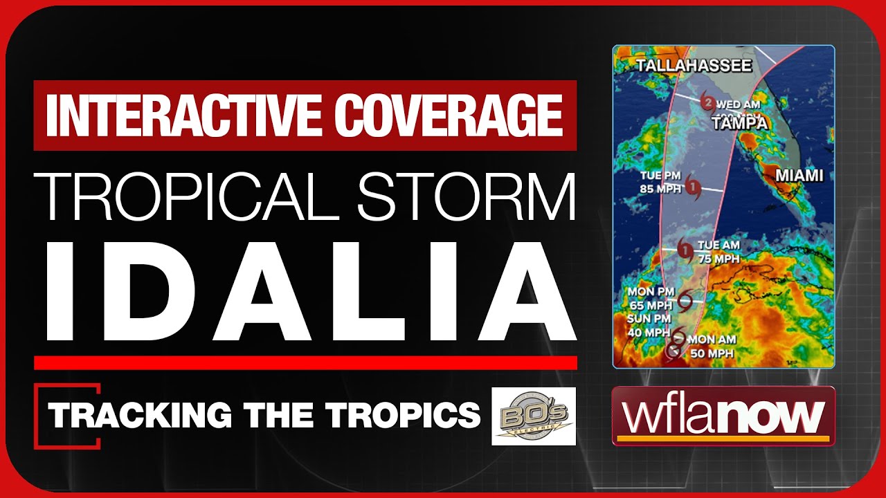 ⁣TROPICAL STORM IDALIA: Live Track, Interactive Forecast Q&A, Latest Models | Tracking the Tropic