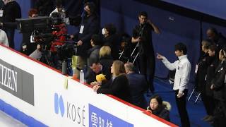 Yuzuru Hanyu ＳＰ 6 minutes before practice link-in　  Four Continents Figure Skating Championshis 2020