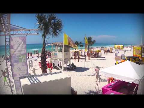 Spring Break 2012 - Time Lapse - One Day At The Holiday Inn Resort in Panama City Beach