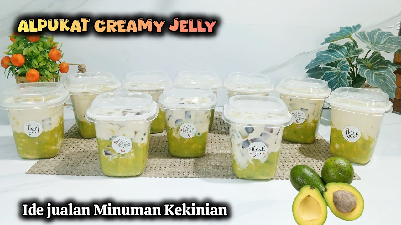 ALPUKAT DIBIKIN GINI LARIS BANGET‼️ ALPUKAT CREAMY JELLY || IDE JUALAN MINUMAN KEKINIAN