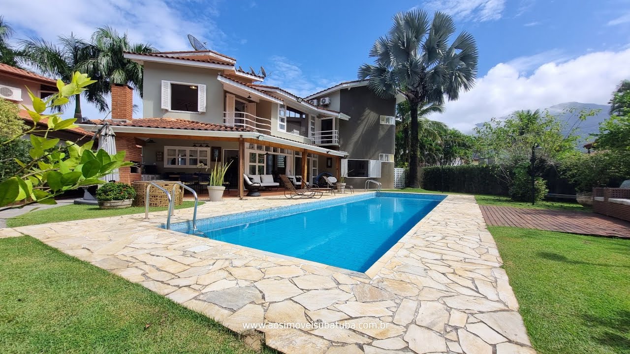 Casa de Luxo à Venda na Praia da Lagoinha – Recanto da Lagoinha @aosimoveisubatuba