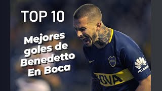 Top10 Mejores goles⚽ de Benedetto en Boca Juniors💙💛💙