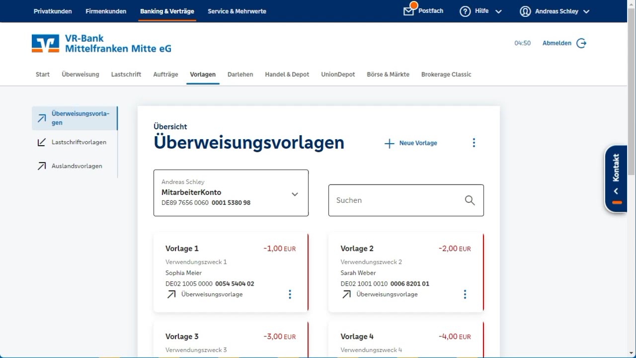 Vr Bank Main Tauber Online Banking VR-Onlinebanking: Überweisungsvorlagen importieren (Erklärvideo) - YouTube