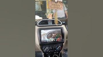 Swift dzire #Android stereo# back camera #speaker#