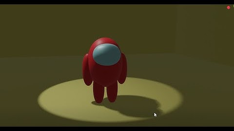 Creating Among us character in Blender (Time lapse)