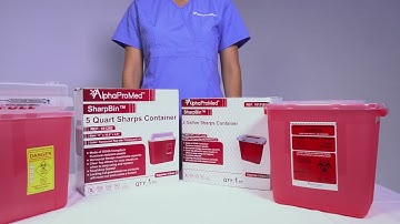 SharpBin 5 Quart Sharps Container