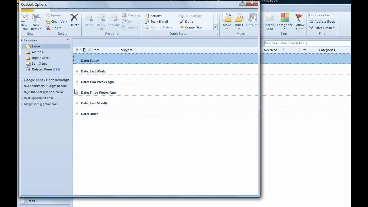 How to clear auto complete list in Outlook 2010 YouTube