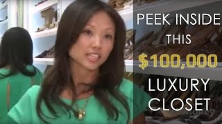 Peek inside a $100,000 luxury closet designed by Lisa Adams