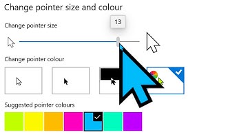 How to change mouse pointer size on Windows PC