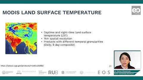 Urban Land Cover Mapping: Lecture about Urban Monitoring with MODIS Data based LST