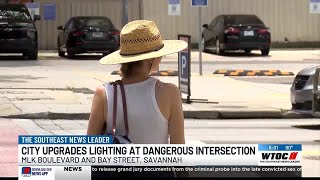 City of Savannah upgrades lighting at dangerous intersection